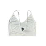 Women's Chrome Hearts Dagger Cropped Tank Top White (W) - Supra Sneakers - Image 2