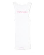 Women's Chrome Hearts Love You Rib Tank Pink (W) - Supra Sneakers - Image 2